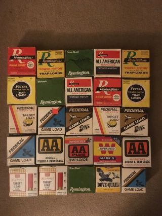 200 Vintage Shotgun Shell Boxes (empty)
