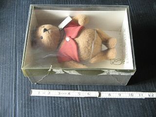 Vtg R.  John Wright Winnie The Pooh Bear Stuffed Animal,  Box LTD EDITION 1924/2500 7