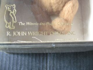 Vtg R.  John Wright Winnie The Pooh Bear Stuffed Animal,  Box LTD EDITION 1924/2500 8