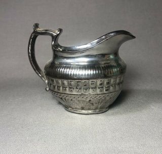 Early 19th Century Staffordshire Silver Luster Pitcher 4