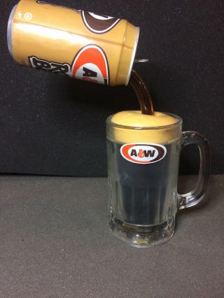 Vtg Frozen Moments Of Aspen A&w Pouring Can - Pop Art / Store Display