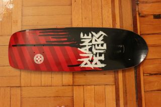 Red Kross Black Label Duane Peters Ghetto Pig Skateboard Deck