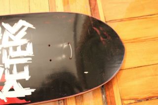 Red Kross Black Label Duane Peters Ghetto Pig Skateboard Deck 2