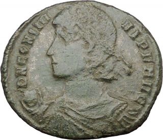 Constans Son Of Constantine The Great 348ad Large Ae2 Ancient Roman Coin I32181