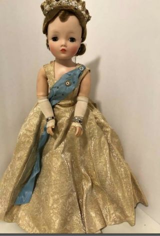 20” 1950’s Madame Alexander Cissy Queen Elizabeth Coronation Doll - Tagged 3