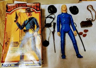 MARX JOHNNY WEST BEST OF THE WEST ACTION FIGURE ACCESSORIES GENERAL CUSTER & BOX 2