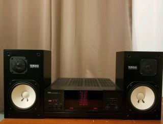 Vintage Yamaha M - 65 Natural Sound Stereo Power Amplifier.  " On Protection Mode "