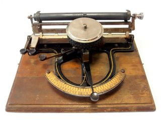 Antique Index Typewriter Peoples Macchina Da Scrivere Typewriter Circa 1891