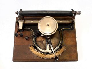 ANTIQUE index typewriter PEOPLES Macchina da scrivere TYPEWRITER circa 1891 4