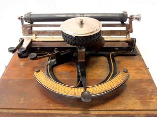 ANTIQUE index typewriter PEOPLES Macchina da scrivere TYPEWRITER circa 1891 7