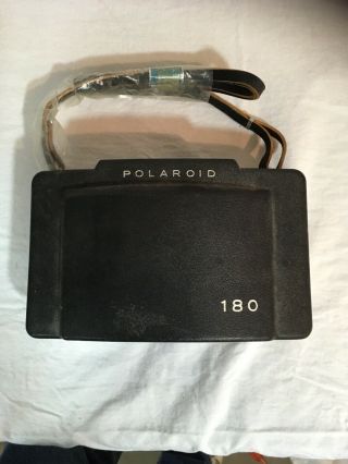 Vintage Polaroid 180 Instant film camera,  Lens shutter settings. 8