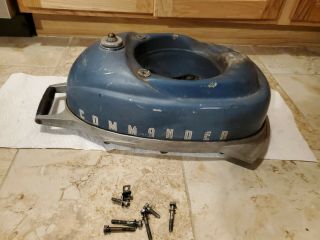 Vintage Chris - Craft Commander Outboard Gas Tank.  With ring and screws. 4
