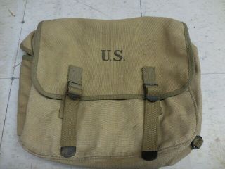 Wwii 1943 Officers Musette Bag