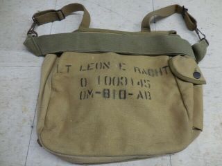 WWII 1943 Officers Musette Bag 2