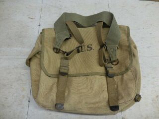 WWII 1943 Officers Musette Bag 3