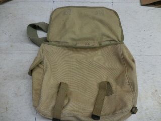 WWII 1943 Officers Musette Bag 5