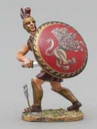 Thomas Gunn Ancient Greeks & Persians Spa006b Spartan Warrior Drawing Sword Mib