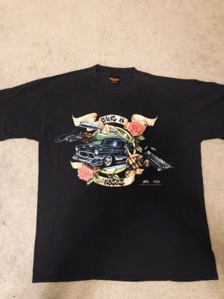 Guns N Roses T - shirt Vintage Drive By Guns Car Live ? @ Like A Suicide 1993 2