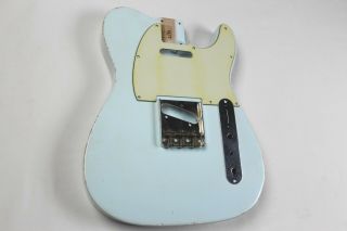 Mjt Official Custom Vintage Age Nitro Guitar Body By Mark Jenny Vtt Sonic Blue