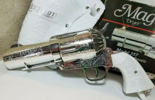Vintage Magnum Hair Dryer Model 357 Western Gun Revolver Jerdon 1981 4