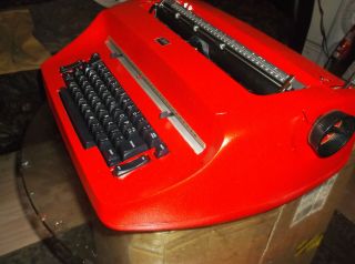 Authentic 1960s IBM Antique Selectric I Re - Furbished Red Vintage Typewriter 6