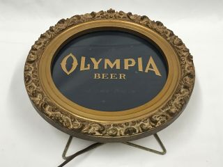 Vintage Olympia Beer Twinkling Stars Rotated Lighted Motion Beer Sign - 5