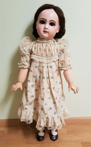 Antique Doll Bebe Samaritaine (jumeau) Size 10 With A Box - Accident
