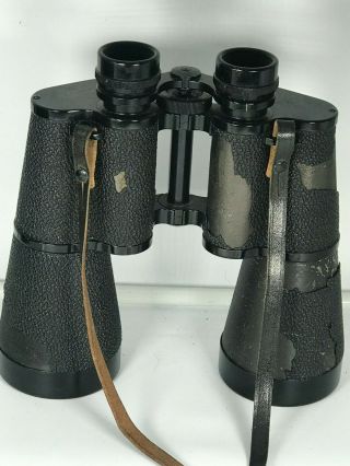 Vintage E Leitz Wetzlar Mardocit 12 x 60 Astronomy Binoculars with Leather Case 5