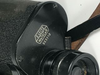 Vintage E Leitz Wetzlar Mardocit 12 x 60 Astronomy Binoculars with Leather Case 6