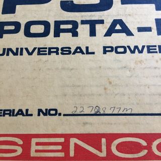 Sencore PS43 Porta - Pak Universal Power Supply PC Board Service Box 7