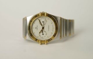 Omega Constellation 18k Gold And Steel Ladie 