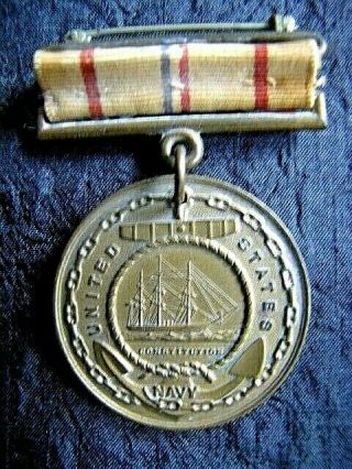 Rare Pre - Ww2 1929 Dated U.  S.  Navy Good Conduct Medal Named - Pearl Harbor Vet.