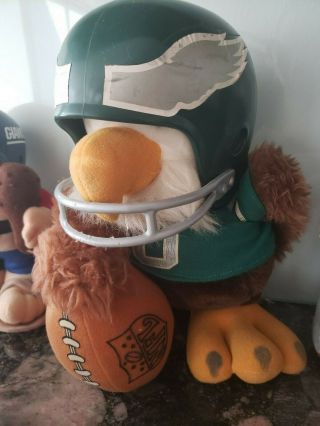 VIntage Huddles NFL 1983 Philadelphia Eagles mascot plush cowboys raiders avon 7 5