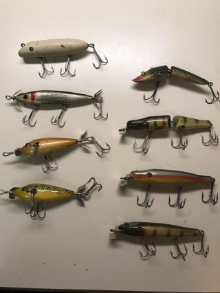 Heddon,  Moonlight,  C.  C.  B. ,  South Bend,  Barracuda Lures And Tackle Box 8