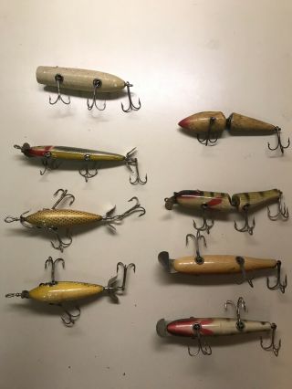 Heddon,  Moonlight,  C.  C.  B. ,  South Bend,  Barracuda Lures And Tackle Box 9