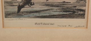 Series 11 Antique Ducks Unlimited Federal Duck Stamp Hand Tinted Prints 1939 - 49 10