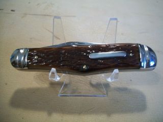 Antique Rare Crandal Cut.  Co.  Bradford Pocket Knife,  1905 - 1912, 5