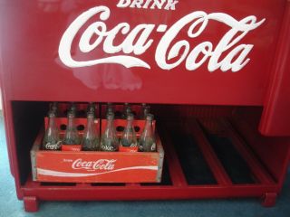 Coca Cola Cooler Ice Store Soda Pop Metal Coke Antique Westinghouse Bottles BIG 3