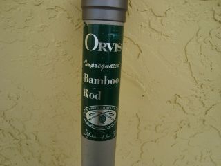 Orvis Battenkill 8 Foot 4 3/4oz - 2 Tip - Impregnated Bamboo Fly Rod For 7 Line