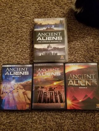 Ancient Aliens Seasons 1 - 6,  Seasons 7 8 9 1 - 9 Euc History 32 Discs Dvd