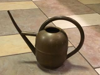 Antique Art Deco Copper Watering Can Walter Von Nessen For Chase Marked