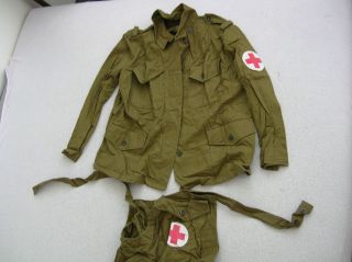 Soviet RED ARMY medic medical nurse Women ' s Dress Uniform hospital lazarett 3