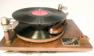 vintage RCA V - 205 CONSOLE: (sort of) AUTO 78 TURNTBLE w VASSOS TONEARM 2