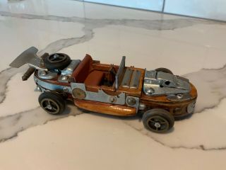 Folk Art Hand Carved Wooden Toy Car Built In Argentina By Prisoners