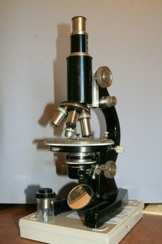 Vintage German Microscope