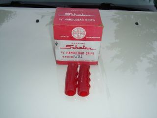 Vintage Box Of Nos Schwinn Apple Krate Handlebar Grips - 10 Pair