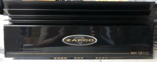 Old School Zapco Ag360 Black 4 Channel Amplifier,  Rare,  Sq,  Usa,  Vintage,  2