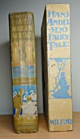 RARE c1921 Hans Andersen ' s Fairy Tales FIRST EDITION Rie Cramer Antique Book 3