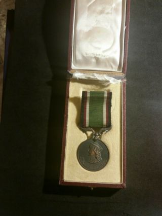 Jordan Long Faithful Service King Abdullah The 1st Vintage Medal Order Badge NIB 3