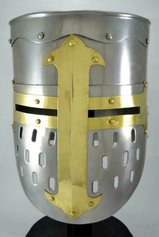 Jasugar Loaf Helmet Ancient Armor Armour Medieval Knight Sugarloaf Larp /reenact